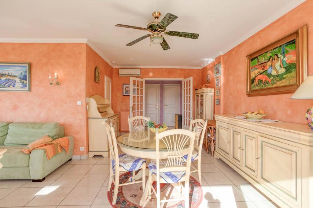 Appartamento A6- 2 Bdr Incredible Sea View - Ac, Garage & Terrace Antibes Esterno foto